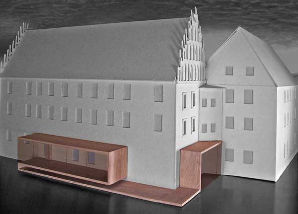 Schloss Trebsen Modell Variante 2