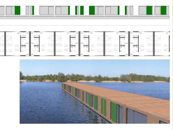 Wohnen am Wasser - Kettenhaus
