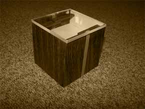 Platzspartisch Holzmodell